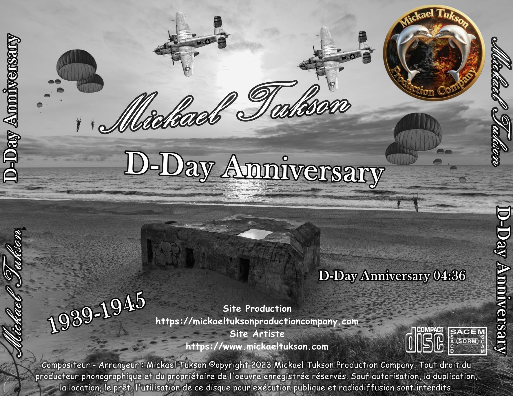 Pochette arrière — D-Day Anniversary